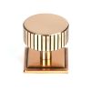 Polished Bronze Judd Cabinet Knob - 38mm (Square)