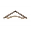 Burnished Brass Abingdon Shelf Bracket (150mm x 150mm)