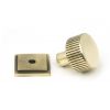 Aged Brass Judd Cabinet Knob - 25mm (Square)