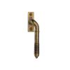 Lockable Reeded Espagnolette Right Handed Antique Brass Finish