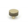 Aged Brass Brompton Cabinet Knob - 38mm (No rose)