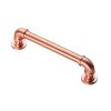 Pipe Handle - Satin Copper