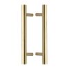 Heritage Brass Back to Back Door Pull Handle Bar Design 305mm Satin Brass Finish