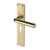 Heritage Brass Octave Reeded Europrofile Polished Brass finishUK Design Registration Number 6234528