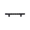 Black Iron Rustic Cabinet Pull Rope Design 305mm