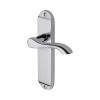 Sorrento Door Handle Lever Latch Aurora Design Polished Chrome finish