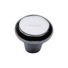 Heritage Brass Cabinet Knob Round Edge Design 38mm Polished Chrome finish