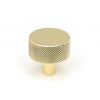 Polished Brass Brompton Cabinet Knob - 32mm (No rose)