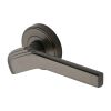 Heritage Brass Door Handle Lever on Rose Tiffany Design Matt Bronze Finish