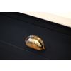 Polished Bronze Regency Concealed Drawer Pull