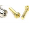 Polished Nickel Half Brompton Pull Handle - Small