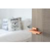 Forme Lorena Lever Door Handle on Minimal Square Rose - Urban Satin Copper