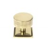 Aged Brass Kelso Cabinet Knob - 38mm (Square)