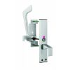 Disabled Toilet Handle Set  - Satin Anodised Aluminium