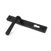 Matt Black Hammered Newbury Slimline Espag. Lock Set