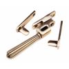 Polished Bronze Night-Vent Locking Hinton Fastener