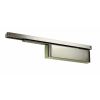 Rutland TS.11204 Cam Action Door Closer c/w Semi-radius cover & Slidearm, Satin Nickel Plate