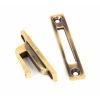 Aged Brass Locking Reeded Fastener