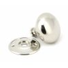 Polished Nickel 57mm Mushroom Mortice/Rim Knob Set