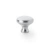 Alexander & Wilks - Wade Round Cupboard Knob - Satin Chrome - 32mm