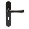 Ibra Lever On Lock Backplate - Matt Black