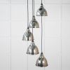 Smooth Nickel Brindley Cluster Pendant