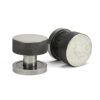 Pewter Brompton Mortice/Rim Knob Set (Plain)