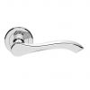 Serozzetta Style Lever On Round Rose - Polished Chrome