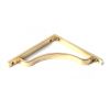 Polished Brass Abingdon Shelf Bracket (150mm x 150mm)