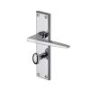 Sorrento Door Handle for Bathroom Swift Design Polished Chrome finish