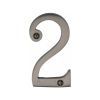 Heritage Brass Numeral 2 Face Fix 76mm (3") Matt Bronze finish