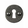 Round Uncovered Escutcheon - Forged Steel