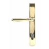 Polished Brass Newbury Slimline Lever Espag. Lock Set