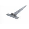 Pewter 12" Penny End T Hinge (pair)