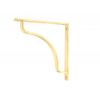 Polished Brass Abingdon Shelf Bracket (200mm x 200mm)