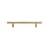 Heritage Brass Cabinet Pull Bar Design 128mm CTC Polished Brass Finish