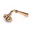 Polished Bronze Newbury Lever on Rose Set