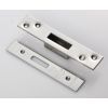 Forend Strike & Fixing Pack To Suit Bs8621 Cylinder Deadlock-Bright Stainless Steel-Square Forend - Bright Stainless Steel