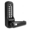 Borg BL7701 MG Pro ECP - Heavy Duty, High Traffic - Easicode Pro Flat Bar Lever Handle Keypad With Sfic Key Override & Flat Bar Inside Handle, 60mm Tubular Latch, MG Pro (Black) Finish