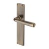 Heritage Brass Octave Reeded Lever Latch Antique Brass finishUK Design Registration Number 6234528