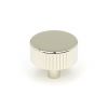 Polished Nickel Judd Cabinet Knob - 38mm (No rose)