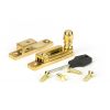 Polished Brass Mushroom Quadrant Fastener - Narrow