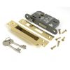 Polished Brass 2½" 5 Lever BS Sash Lock