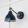 Smooth Nickel Brindley Wall Light in Dusk