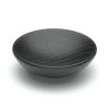 Wooden Cabinet Knob Bowl Design 65mm Black Ash Finish