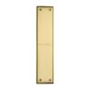 Heritage Brass Fingerplate Satin Brass finish