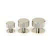 Polished Nickel Brompton Cabinet Knob - 32mm (Plain)