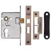 Euro Sash Lock 3" Antique Brass Finish