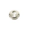 Polished Nickel Round Euro Escutcheon (Square)