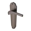 Heritage Brass Door Handle Lever Latch Waldorf Design Matt Bronze finish